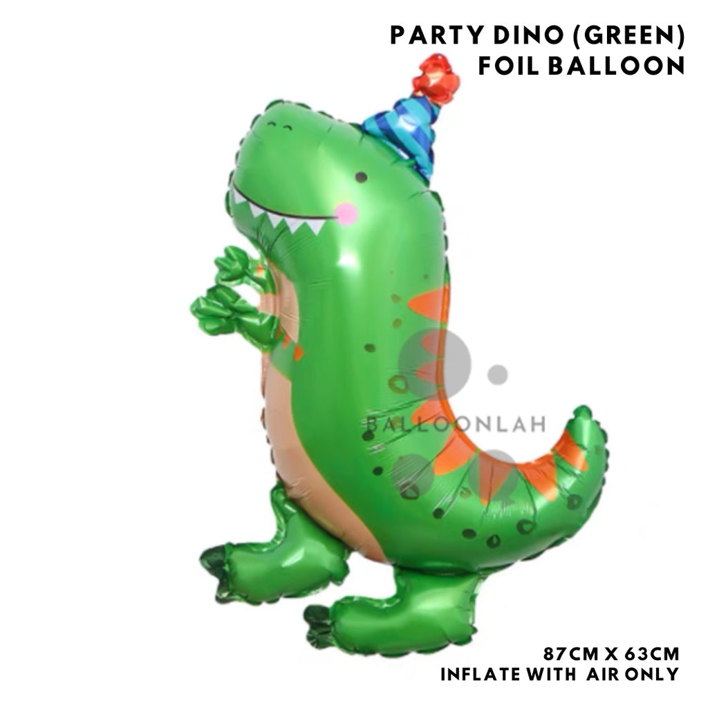 🎉  PARTY Dino Dinosaur Colour Retro Colour Balloon Garland Birthday Decoration [READY STOCK IN SG]