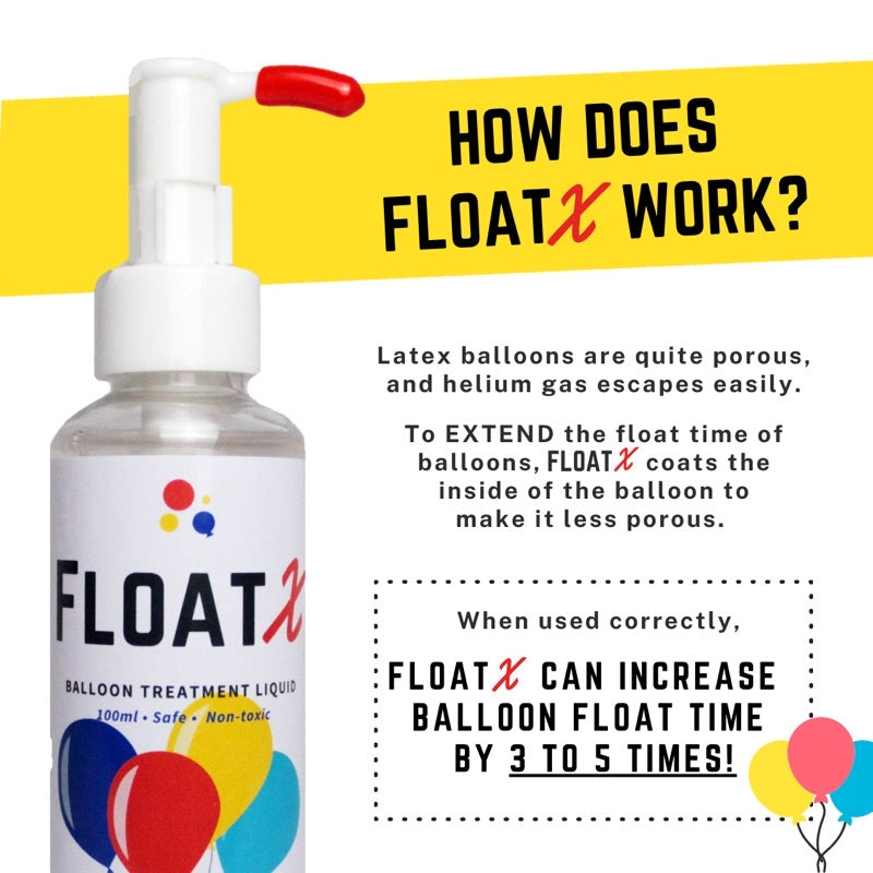 FloatX Helium Float Time Extender Balloon Treatment Liquid [READY STOCK IN SG]