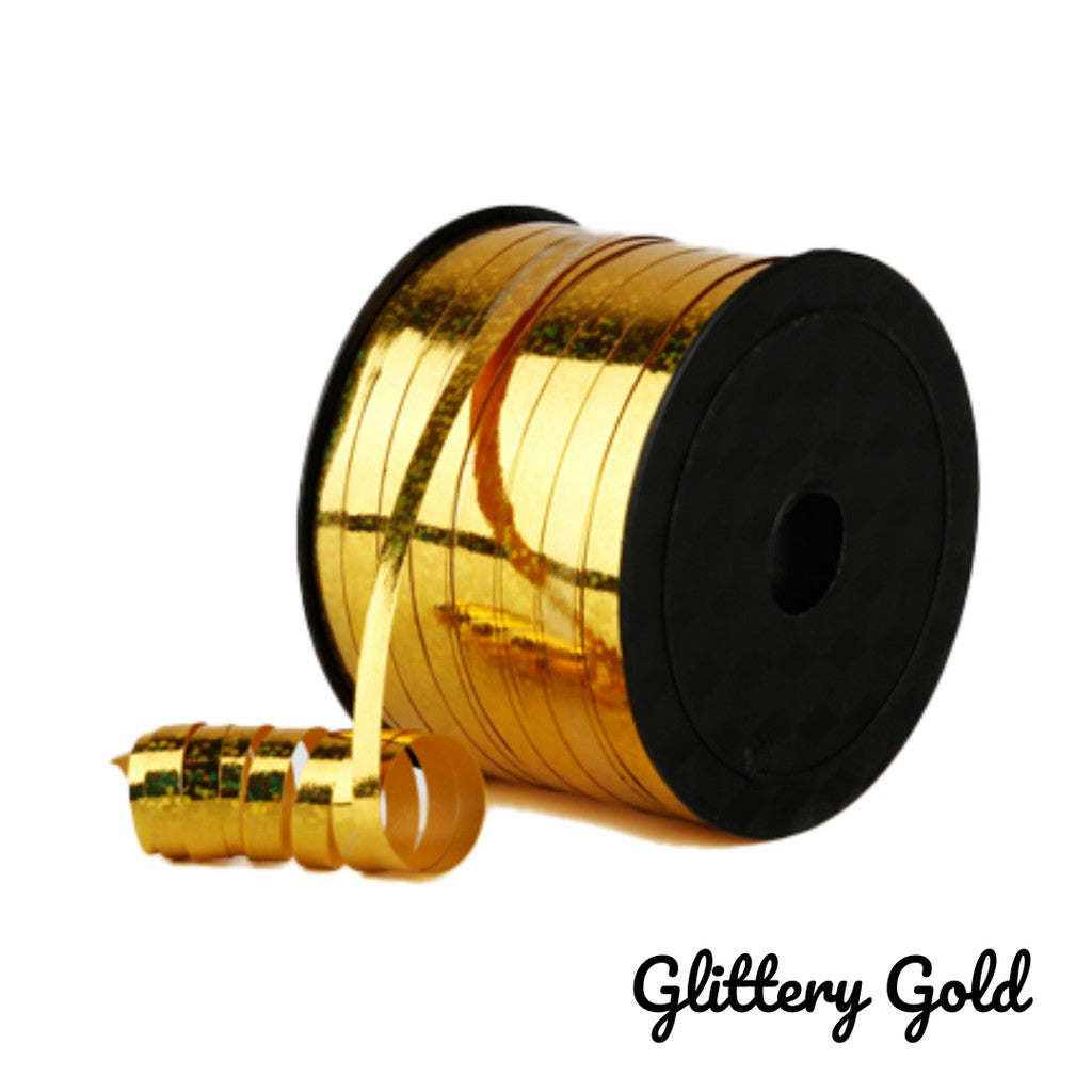 75m Glittery Ribbon Roll Helium Balloon Curling String [READY STOCK IN SG]