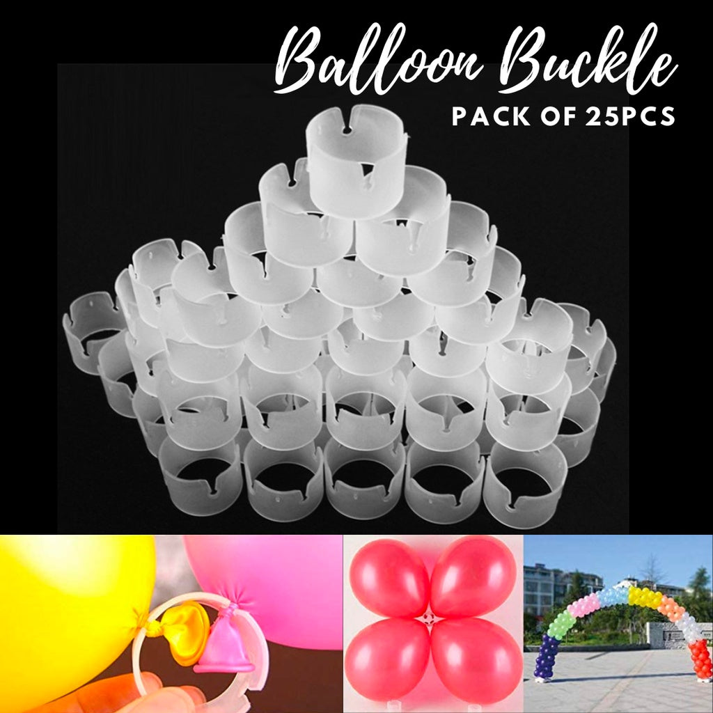 25PCS Balloon Buckle Arch Stand Connectors Clip Ring Buckle Birthday Decoration [READY STOCK IN SG]
