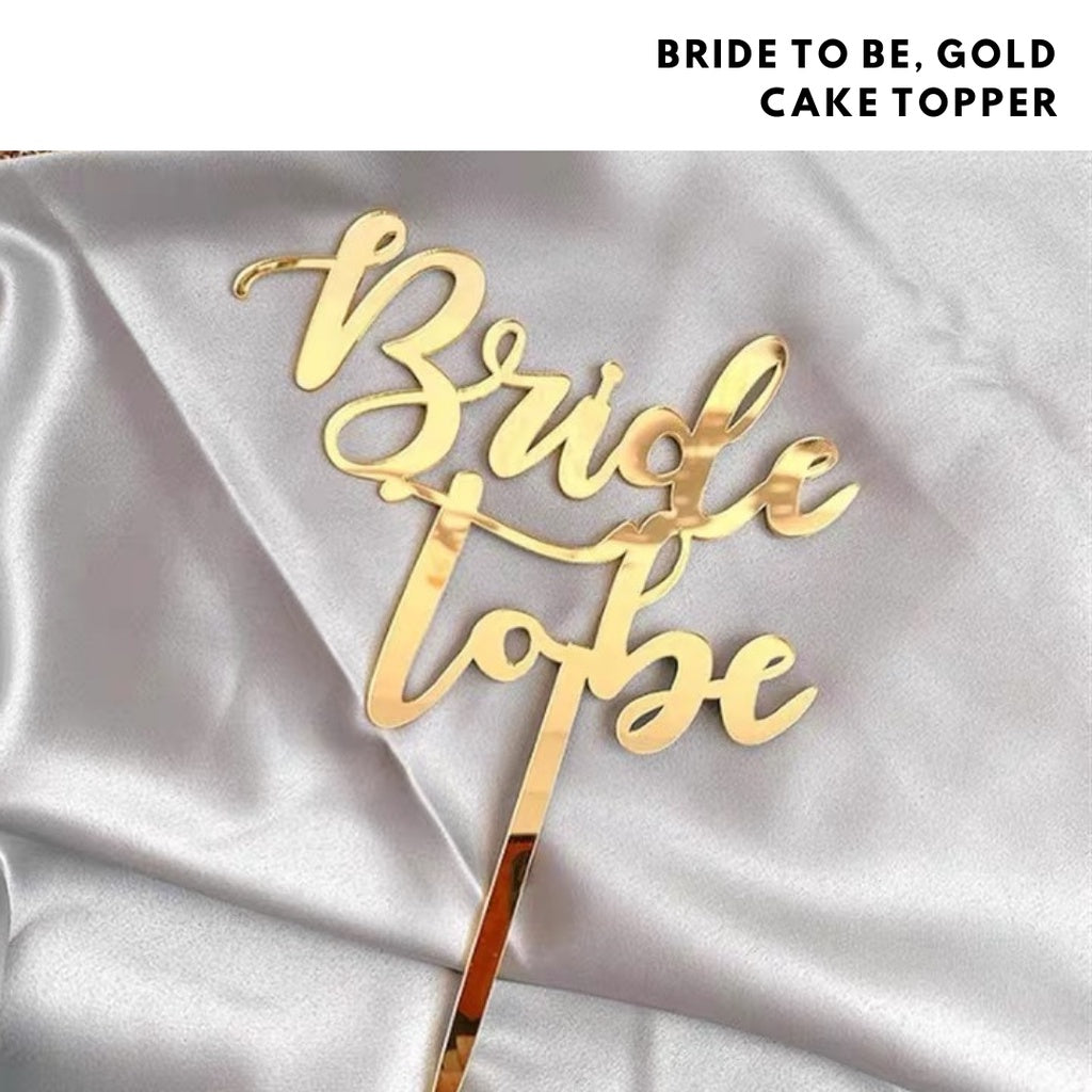 💍🌟 BRIDE TO BE Gold Essentials Hen's Night [READY STOCK IN SG]