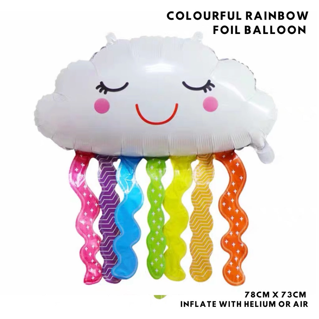 🌈 WEATHER Birthday Party Essentials Cloud Rainbow Sun [READY STOCK IN SG]