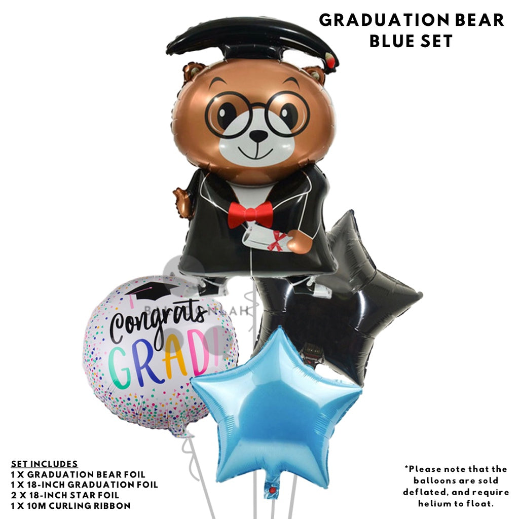 🎉  GRADUATION Balloons Pink Blue Theme Birthday Graduate Party Balloon  [READY STOCK IN SG]