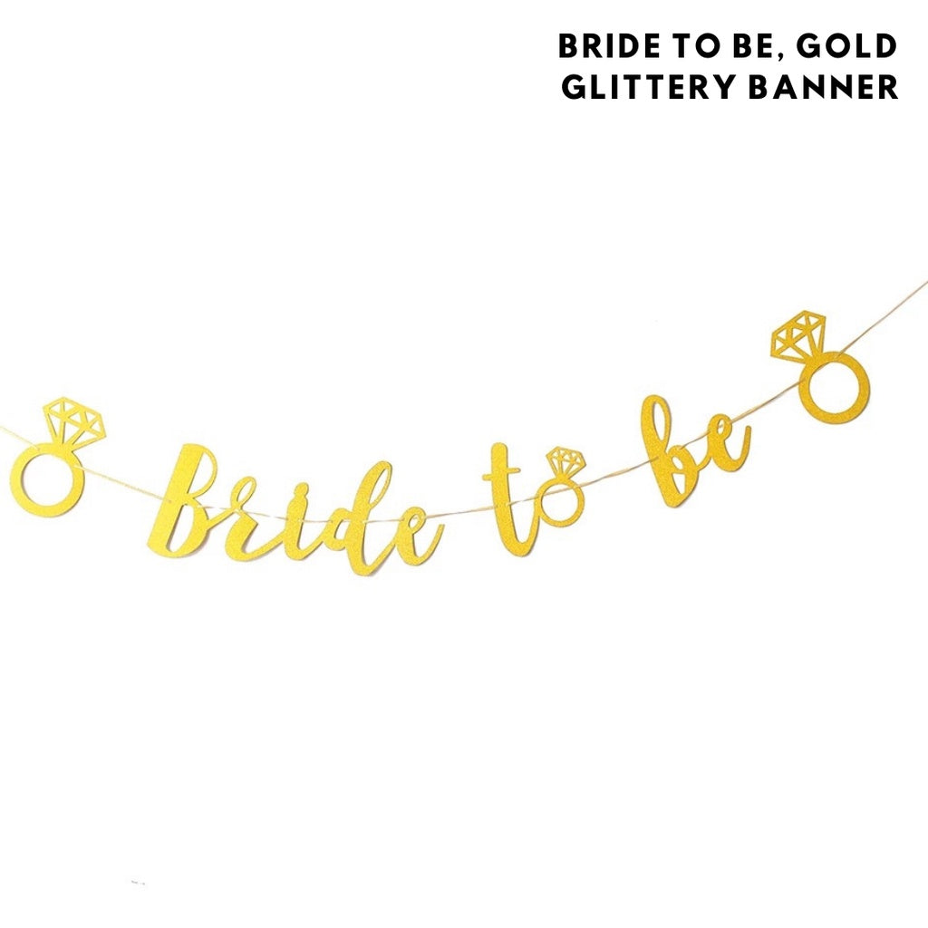 💍🌟 BRIDE TO BE Gold Essentials Hen's Night [READY STOCK IN SG]