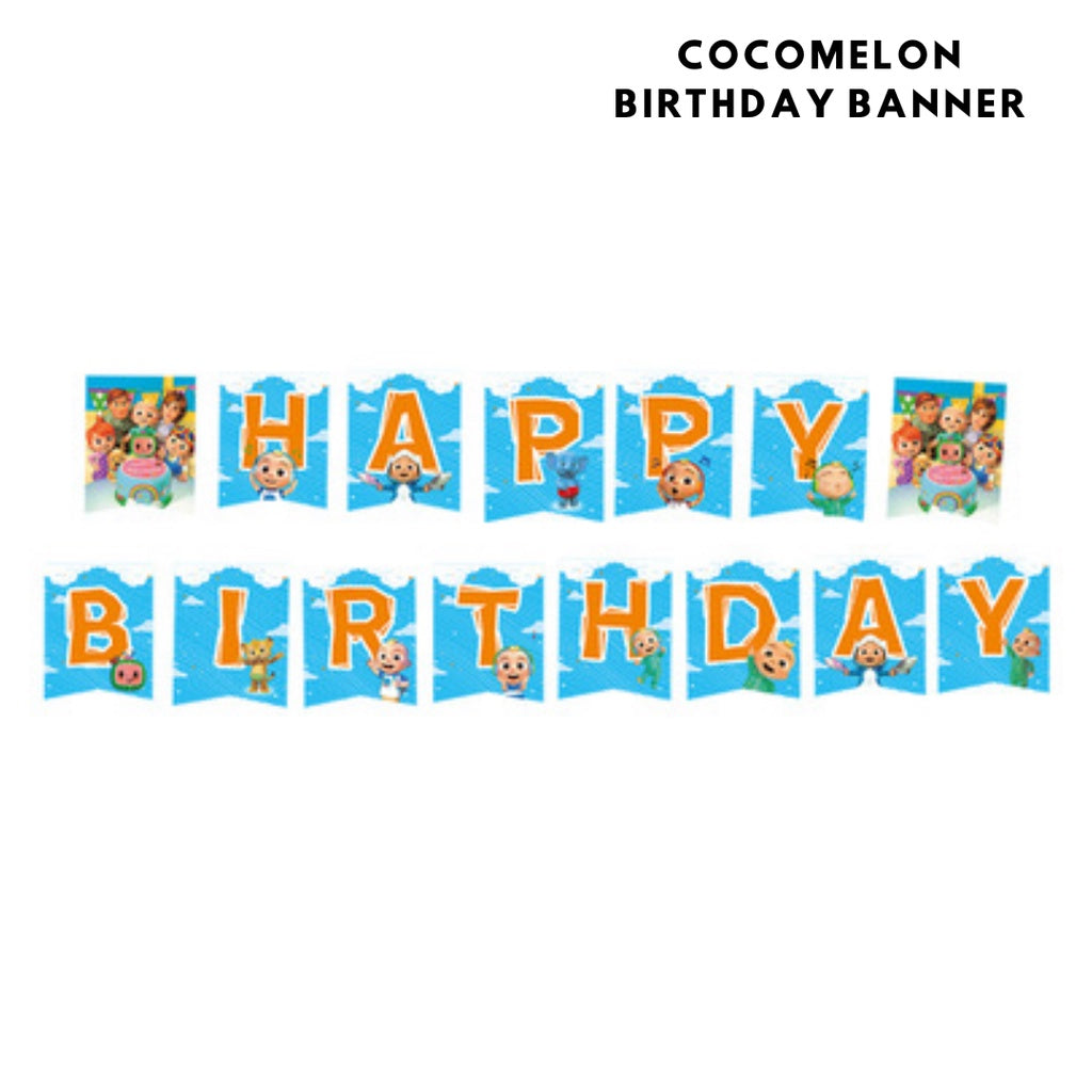 COCOMELON Cartoon Themed Foil Latex Balloons Coco Melon [READY STOCK IN SG]