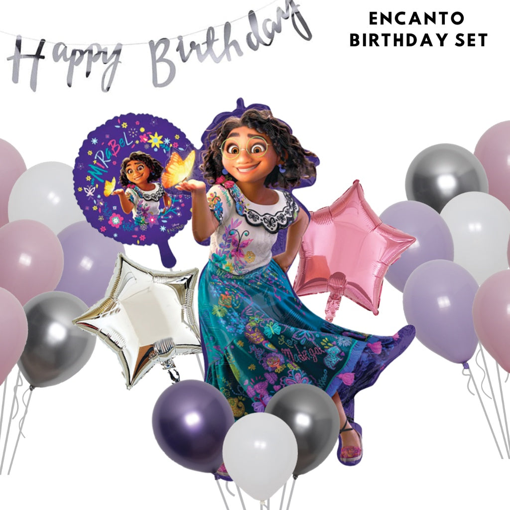 ENCANTO Mirabel Foil Balloon Bouquet Birthday [READY STOCK IN SG]