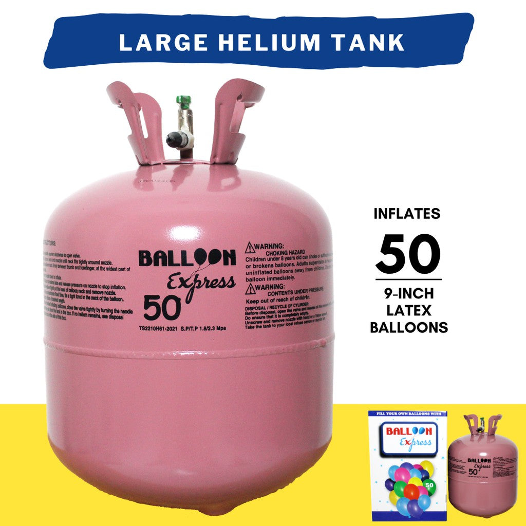 BalloonExpress Helium Tank Disposable Balloon Gas Tank