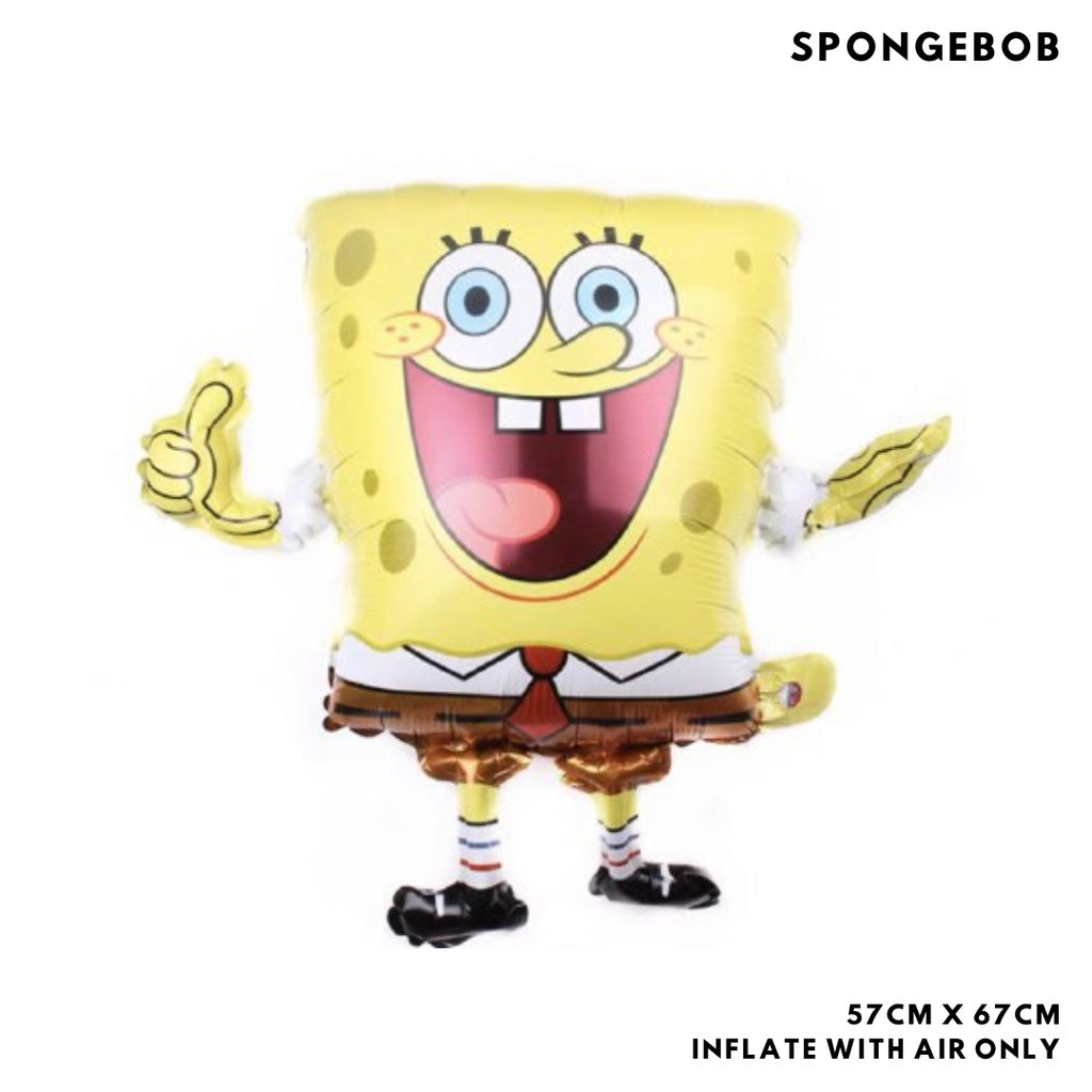 🍍 SPONGEBOB Cartoon Themed Birthday Balloon Set [READY STOCK IN SG]