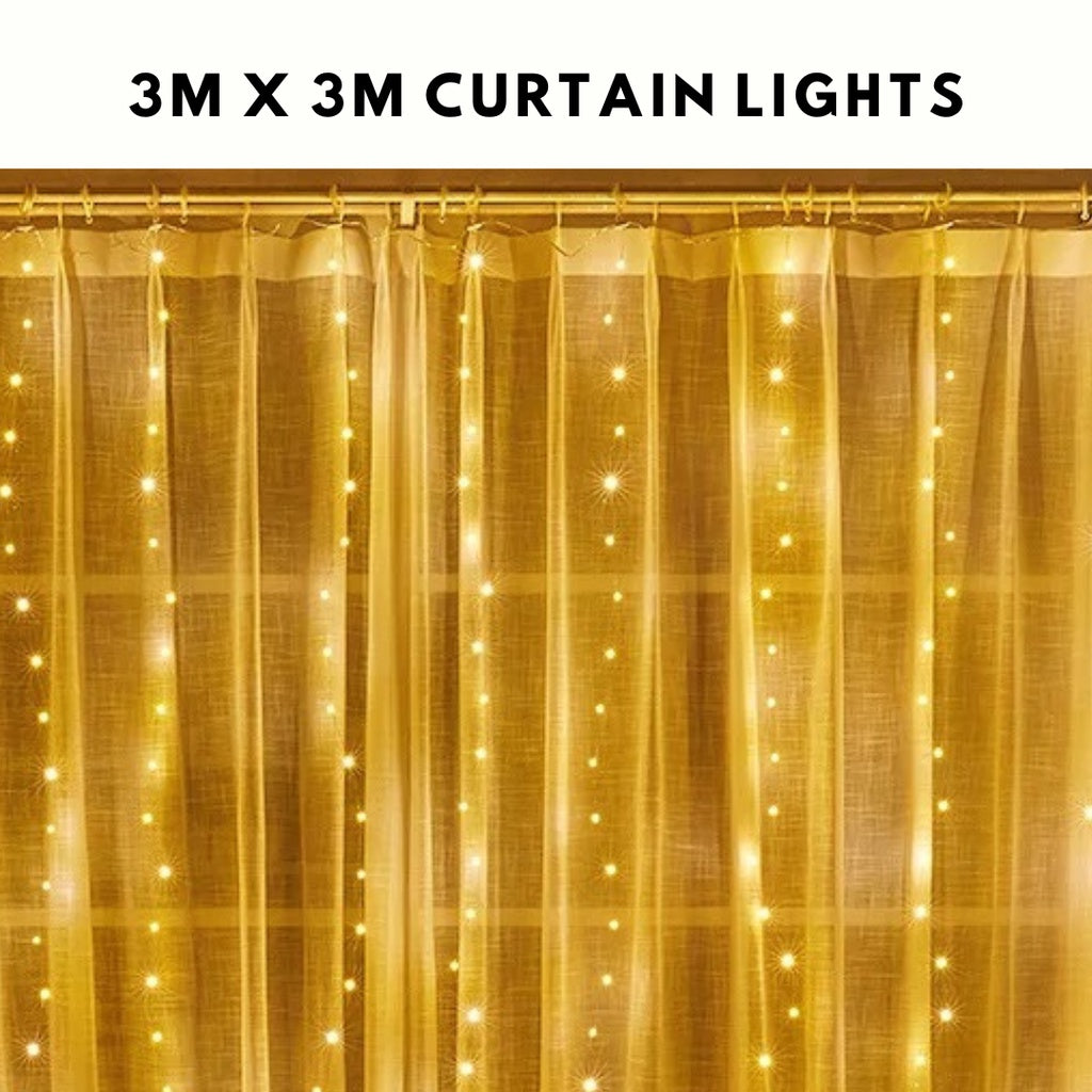 Curtain Lights Fairy Lights USB Powered Indoor Outdoor Wedding Proposal Birthday Party Lights [READY STOCK IN SG]