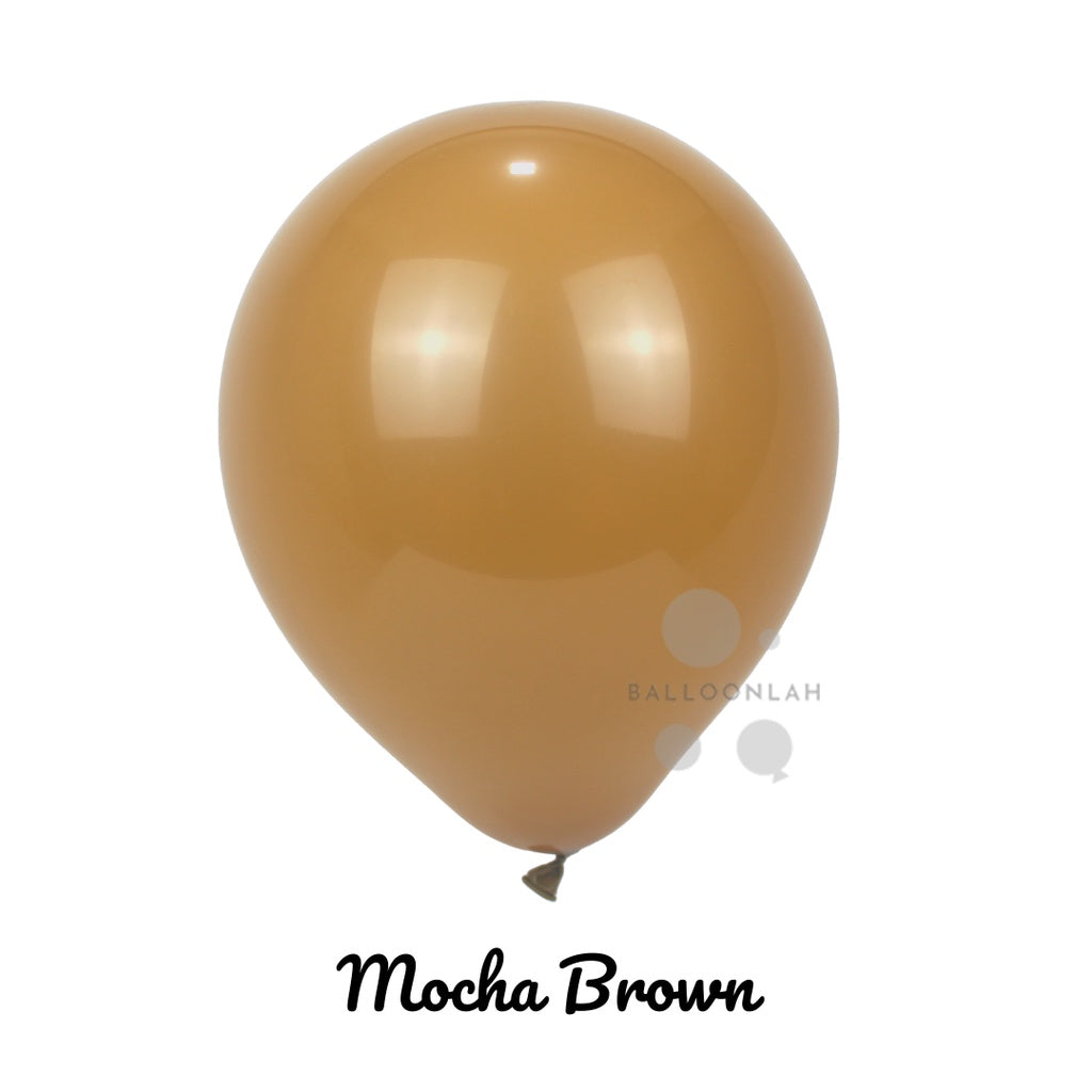 10" Retro Vintage Colour Helium Latex Balloon Matte [READY STOCK IN SG]