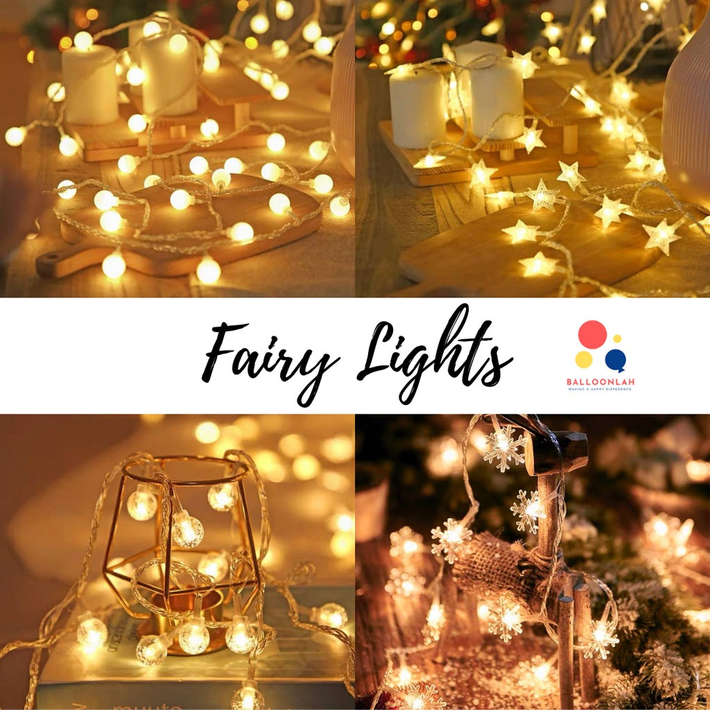 💡 Fairy Lights Battery Powered Indoor Outdoor Wedding Proposal Birthday Party Lights [READY STOCK IN SG]