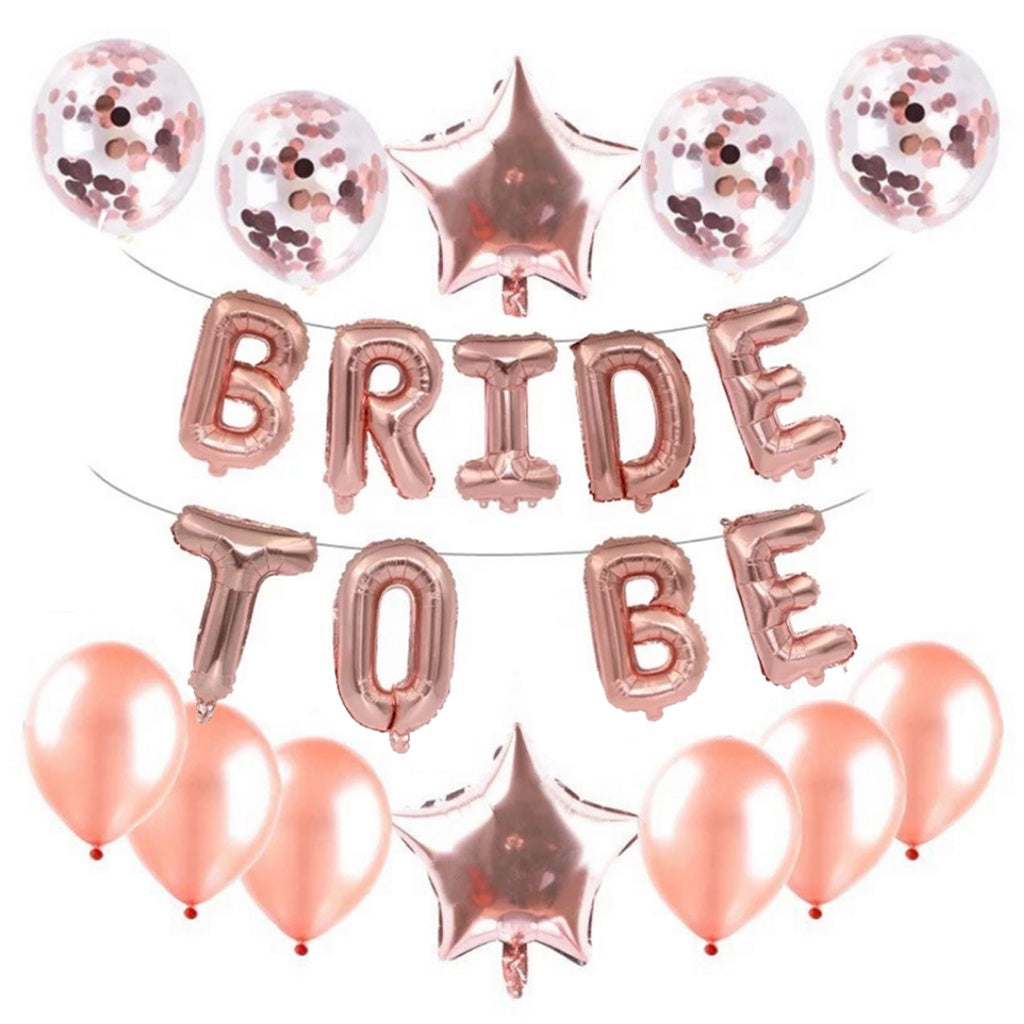 💍💖 BRIDE TO BE Rose Gold Decoration Set Hen's Party Night [READY STOCK IN SG]