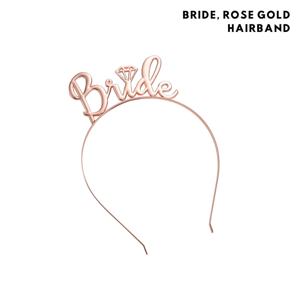 💍💖 BRIDE TO BE Rose Gold Essentials Hen's Party Night [READY STOCK IN SG]