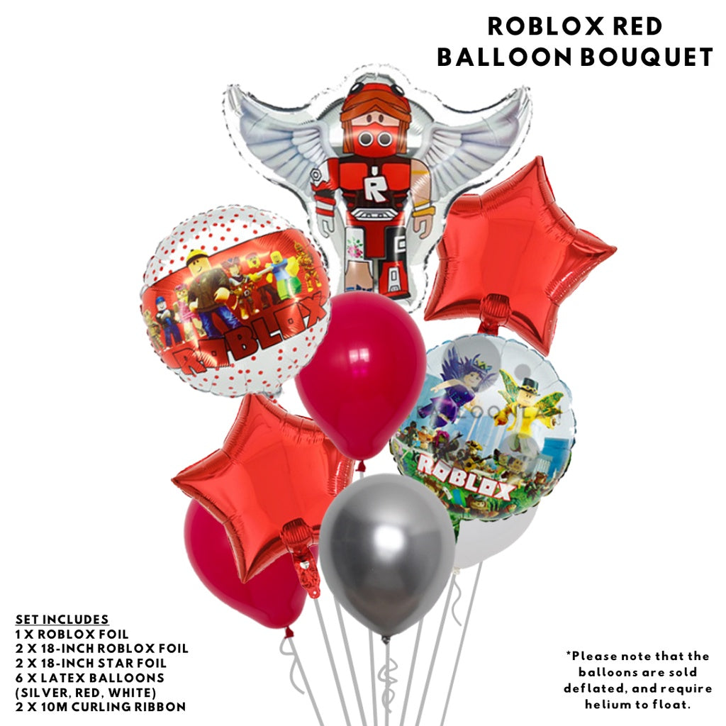 ROBLOX Cartoon Themed Birthday Balloon Bouquet Set [READY STOCK IN SG]