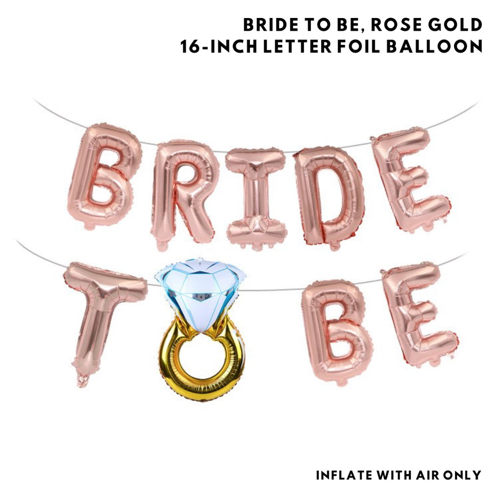 💍💖 BRIDE TO BE Rose Gold Essentials Hen's Party Night [READY STOCK IN SG]