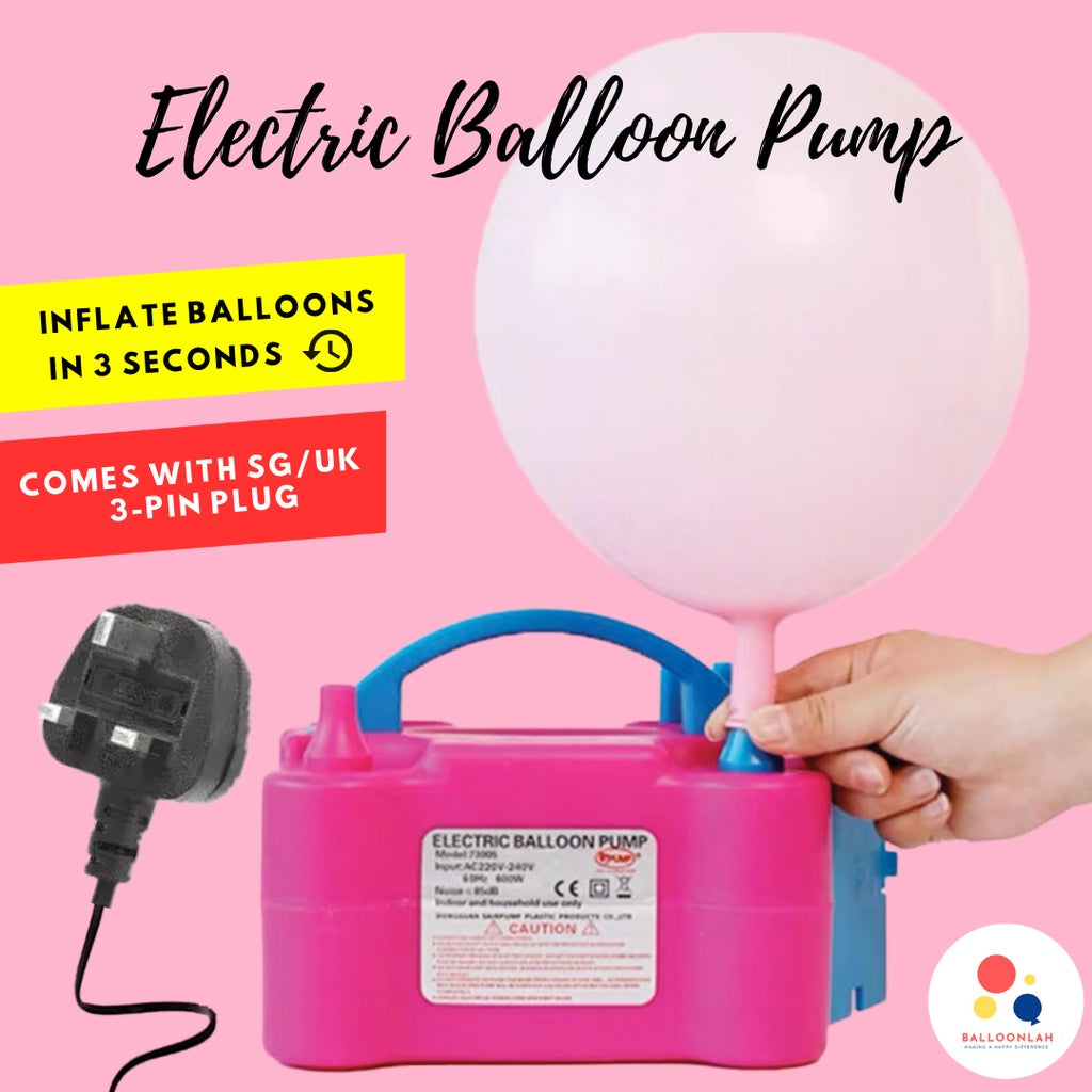 🇸🇬 Electric Balloon Pump Air Pump SG Plug [READY STOCK IN SG]