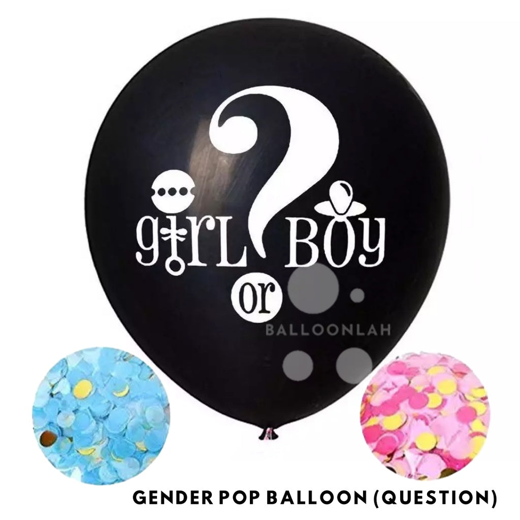 36-inch Jumbo Gender Reveal Balloon DIY [READY STOCK IN SG]