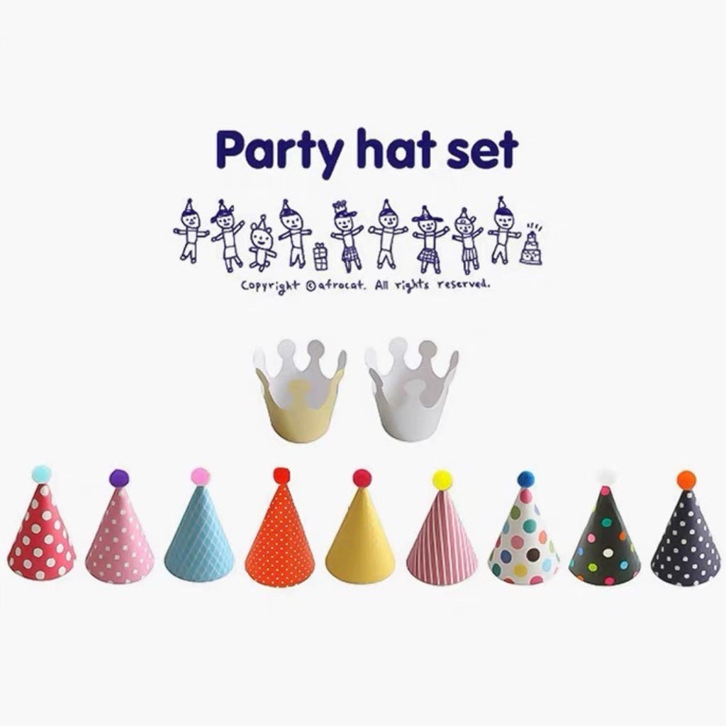 11pcs Party Hat Set Birthday Fun [READY STOCK IN SG]