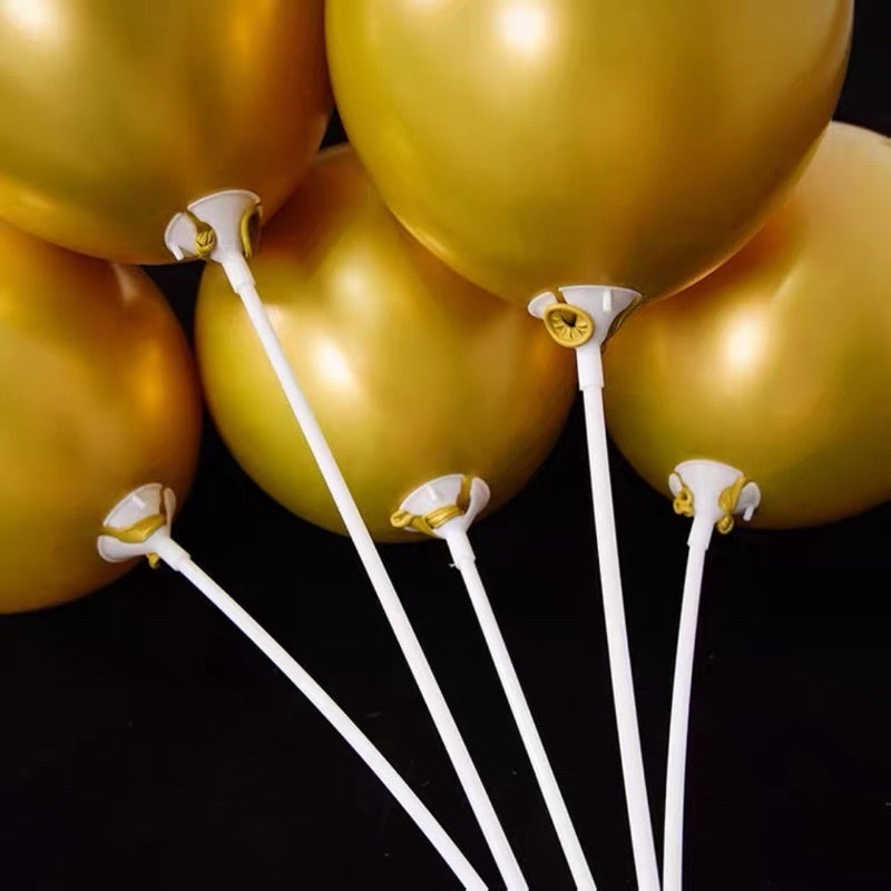 20PCS Balloon Sticks Latex Balloon [READY STOCK IN SG]
