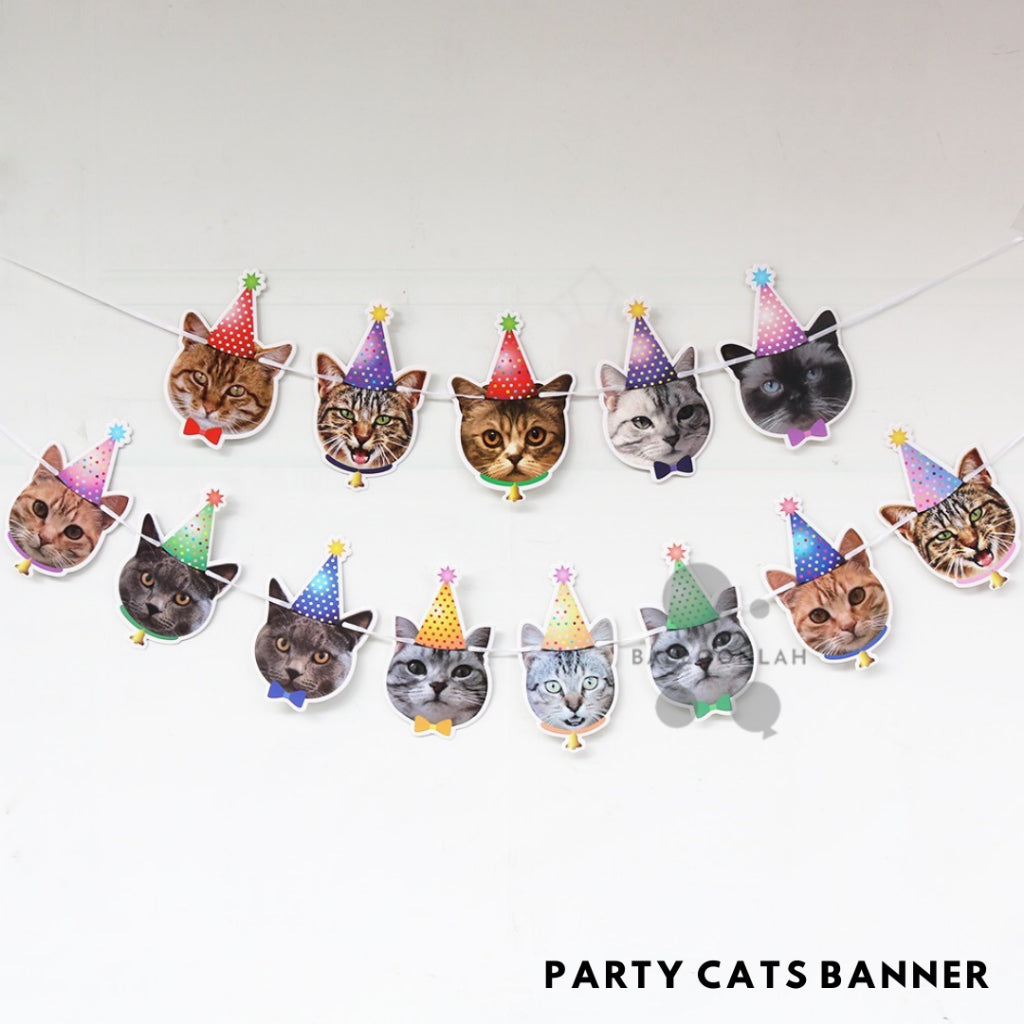 Pet Dog & Cat Party Banner Party Bunting [READY STOCK IN SG]