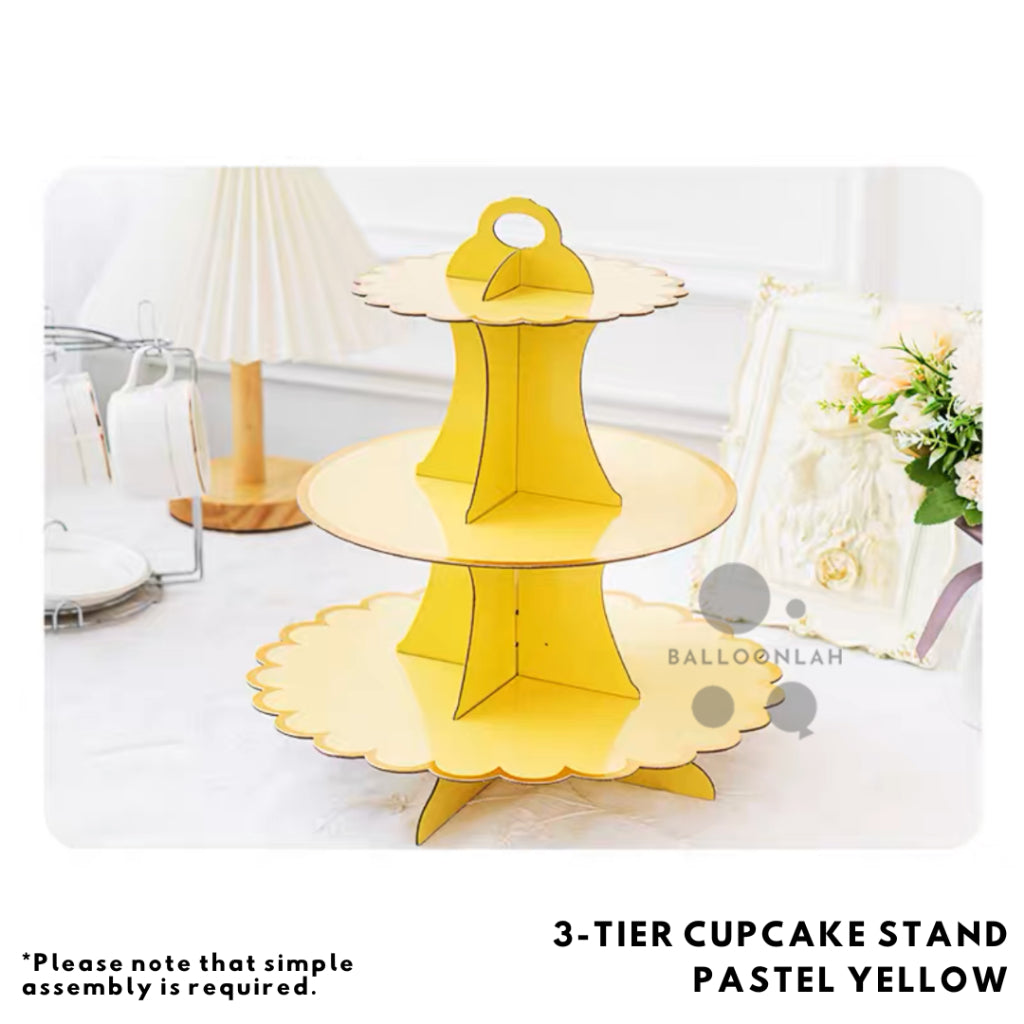 Pastel 3 Tier Cupcake Stand [Ready Stock in SG]