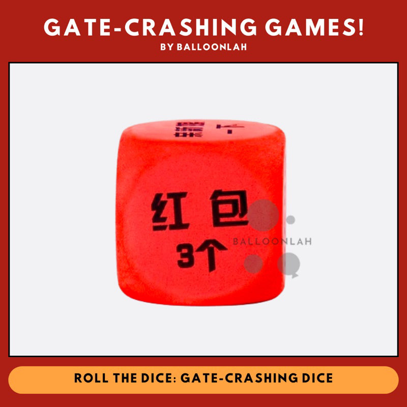 Gate Crashing Dice Forfeit Chinese Wedding Gate-crashing Games [READY STOCK IN SG]