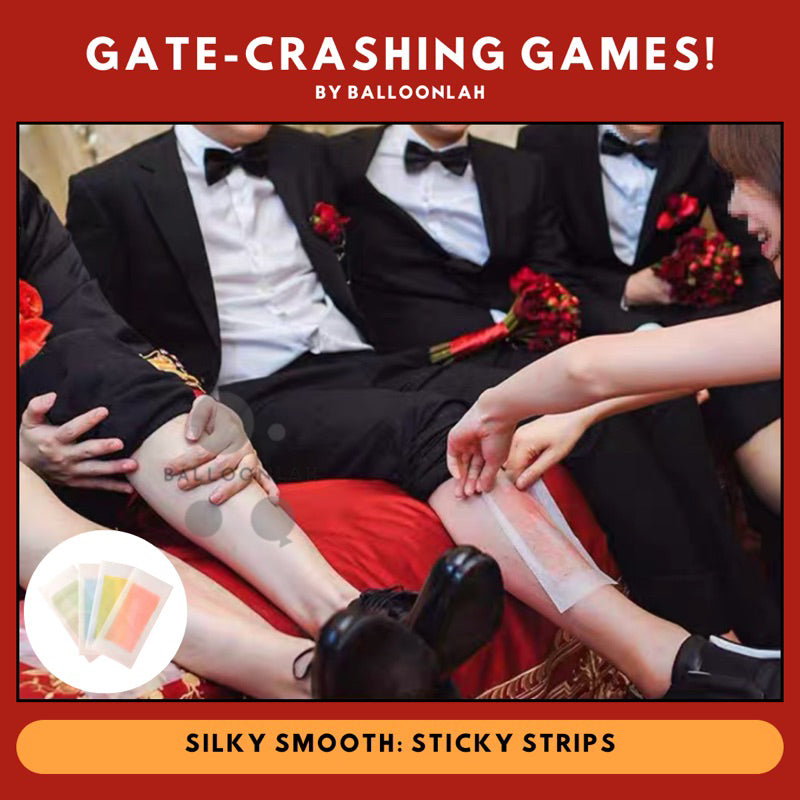 Sticky Strip Leg Hair Chinese Wedding Gate-crashing Games [READY STOCK IN SG]