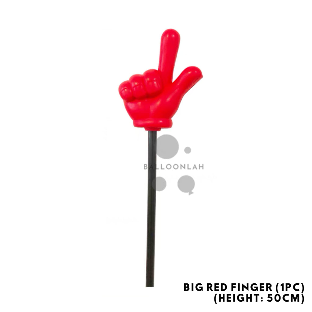 Big Red Finger Funny Prop Toy Chinese Wedding Gate-crashing Games [READY STOCK IN SG]