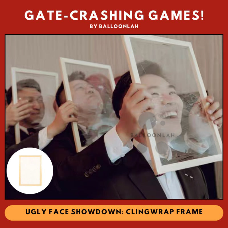 Cling Wrap Frame Chinese Wedding Gate-crashing Games [READY STOCK IN SG]